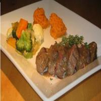 Marinated Bison/Buffalo Steaks With Sauce image