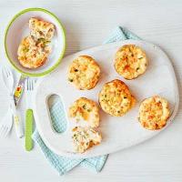 Toddler recipe: Mini egg & veg muffins image