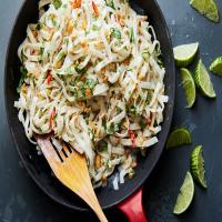 Cold Rice Noodles With Coconut Milk, Peanuts and Lime image