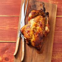 Buttermilk-Brined Rotisserie Chicken image