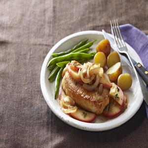 Pork Chops with Apples & Onions image
