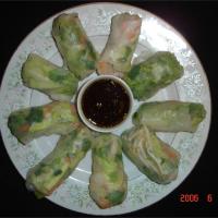 Fresh Spring Rolls With Thai Dipping Sauce_image