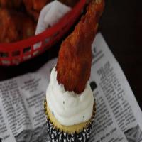 Savory Buffalo Chicken and Cornbread Cupcakes image