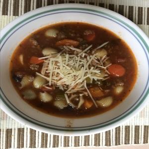 Pressure Cooker Minestrone Soup With Beef image