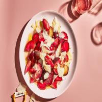 Plum Salad with Black Pepper and Parmesan image