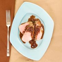 Pan-Seared Pork Tenderloin with Rosemary Balsamic and Orange Sauce_image