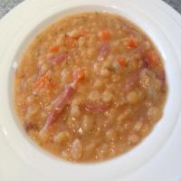Slow Cooker Split Pea and Ham Soup image