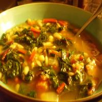 Chard and White Bean Soup image