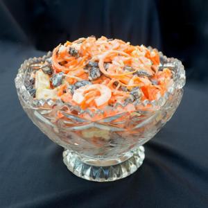 Spiralized Carrot Ambrosia Salad_image
