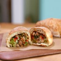 Sausage and Broccolini Pizza Pockets image