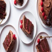 Chocolate Raspberry Layer Cake Recipe_image