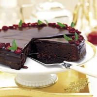Chocolate-Cranberry Torte image