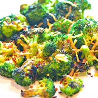 Cheesy Grilled Broccoli image