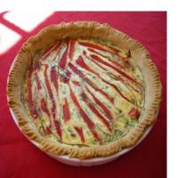 Roasted Red Pepper Quiche image