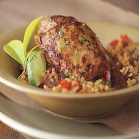 Cuban-Spiced Chicken Thighs with Chorizo and Rice image