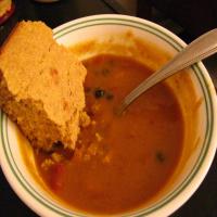 Pumpkin and Black Bean Soup_image