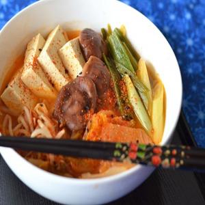 Kimchi and Tofu Soup image