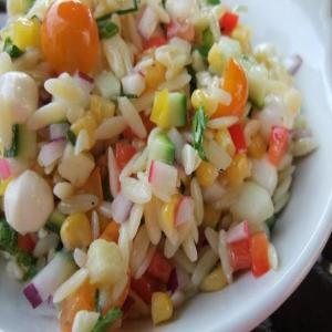 Summery Chopped Orzo Salad_image