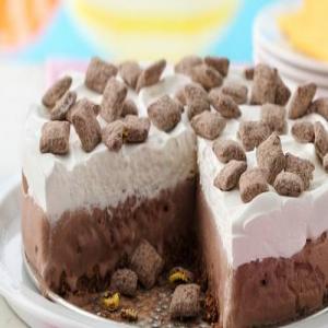 Muddy Buddies® Brownie Ice Cream Cake image