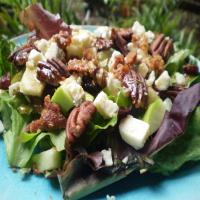 Apple Gorgonzola Salad With Balsamic Vinaigrette image