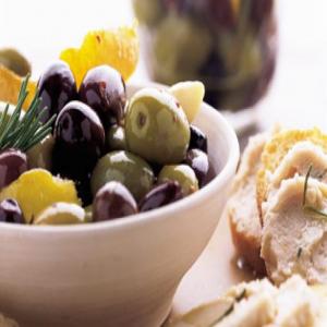 Citrus-Spiced Mixed Olives image