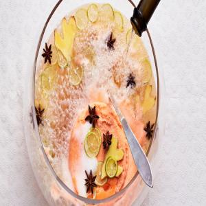 Sparkling Ginger-and-Spice Rum Punch image