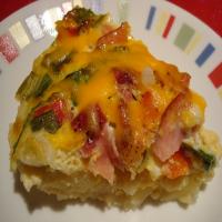 Potato, Ham & Cheese Bake image