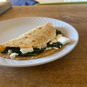 Spinach and Feta Savoury Pancakes_image