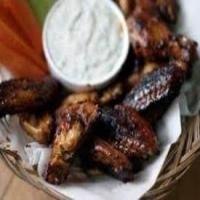 Spicy Blackened Garlic oven cooked wings image