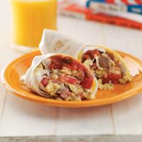 Breakfast Burritos with Sausage and Cheese image