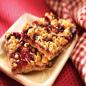 Chewy Red Raspberry Bars_image