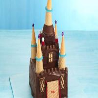 Chocolate Princess Castle Cake_image
