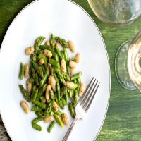 White Bean and Asparagus Salad with Tarragon-Lemon Dressing_image