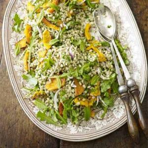 Squash, orange & barley salad image