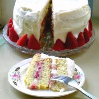 Chantilly Cake with Strawberries (Italian Cream Cake)_image