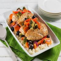 Greek Chicken and Rice Dinner image