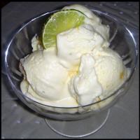 Orange & Lime Ice-Cream (No Eggs, No Ice-Cream Maker) image
