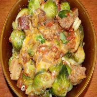 Italian Sausage and Brussel Sprouts Dinner_image