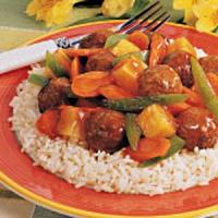 Sweet 'n' Sour Meatballs for 2 image