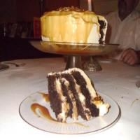 Cheesecake-Stuffed Dark Chocolate Cake_image