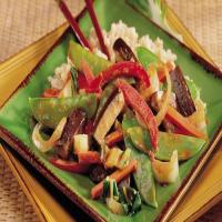 Steamed Chinese Vegetables with Brown Rice image