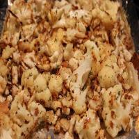 Roasted Cauliflower with Garlic & Breadcrumbs_image