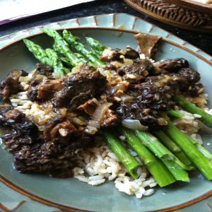 asparagus with mushrooms_image