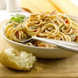 Pasta with Chicken and Almond Cream image