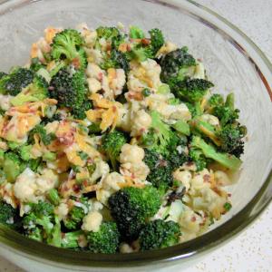 Broccoli,cauliflower Salad_image