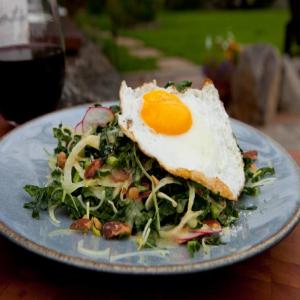 Italian Kale Slaw with Sunny-Side Up Eggs_image