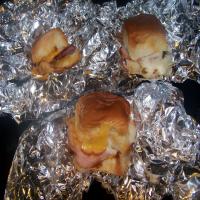 Hawaiian Bread Ham & Cheese Rolls image