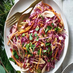 Winter cabbage & fennel slaw with pomegranate_image