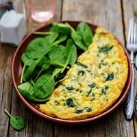 Crustless Spinach and Ricotta Quiche_image