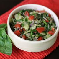 Amazing Cucumber Basil Salad_image